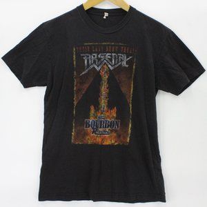 Vintage Rock Of Ages Unisex Black Movie Arsenal Concert Graphic T-Shirt Size S